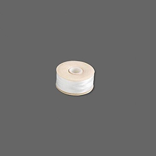 Nymo Nylon Monocord Thread. White Size OO. Bobbin of 110 yards (330 feet)