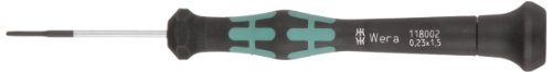 Image of Wera 05118002003 Kraftform Micro 2035 Slotted Electronics Precision Screwdriver, 1.5mm Head, 40mm Blade Length