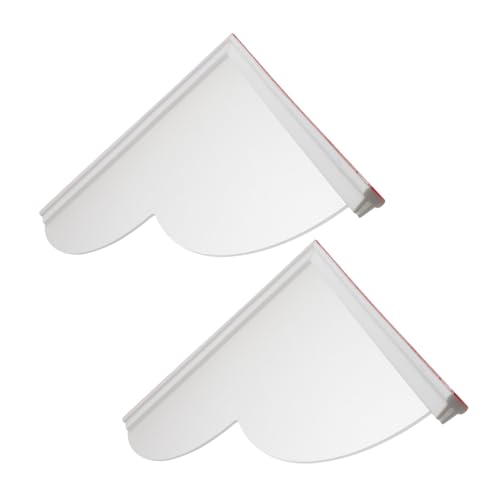 SOLUSTRE 2pcs Bathtub Splash Guard for Boys and Girls Shower to Prevent Splashing Bathtubs and Sinks Transparent Design for Easy Installation and Daily Use