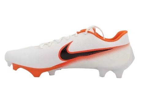 Nike Vapor Edge Speed 360 Men's Football Cleats White Orange Black CV6349-100 Size 15