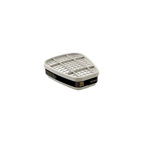 Image of 3M Respirator Cartridge 6005, NIOSH Approved, 1 Pair | Helps Protect Against Formaldehyde and Organic Vapors