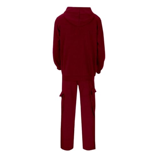 Costume décontracté pour homme ensemble confortable coupe ample contre la fraîcheur - 7