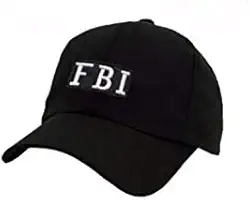 Boné Preto Fbi