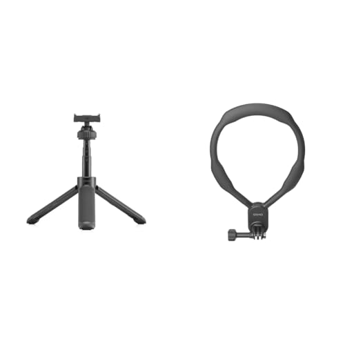 【セット買い】DJI Osmo Action ミニ延長ロッド、互換性:Osmo Action 5 Pro、Osmo Action 3、Osmo Action 4 + Osmo Action 吊り下げネックレス式マウント、互換性:Osmo Action、DJ