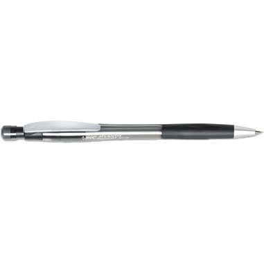 Image of BIC MPAGM11 Atlantis Metal Mechanical Pencil, 0.7 mm, Smoked Black Barrel, Dozen (BICMPAGM11)