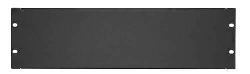 Rockville Blank Rack Panel 19 Inch Heavy Gauge Steel, Powder Coated, for Pro Audio and Server Racks...
