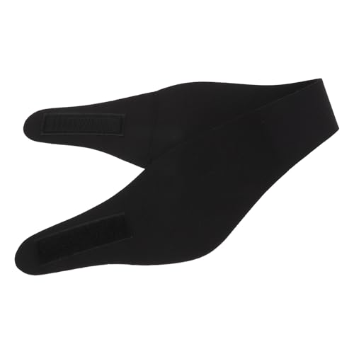 CIYODO Diadema para Natación Ajustable de Neopreno Protectores Auditivos Integrados Banda Negra 63X10 CM Protección Eficaz contra Agua para Nadadores y Deportes Acuáticos