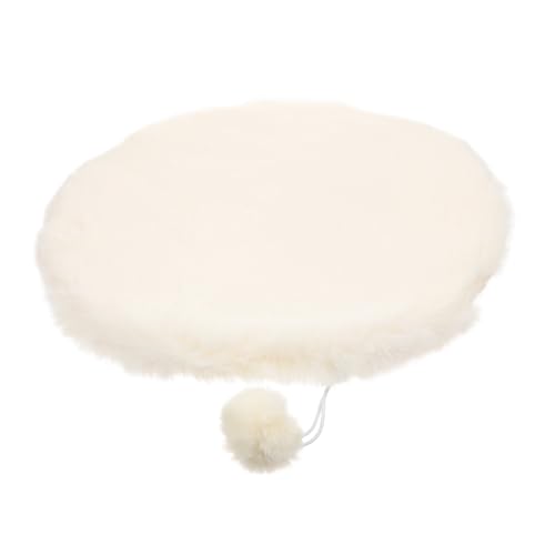 ERINGOGO 1Pc Cozy Cat Sleeping Cushion Slip Warm Pet Mat for Kittens Soft Furry Design Cheese for Indoor Use Approximately