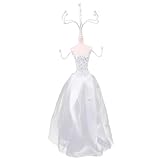 Ipetboom Soporte Vintage para Collares y Joyas de Escritorio Adorno Retro para Hogar Exhibidor Multiusos para Mujer Decoración Elegante para Tocador
