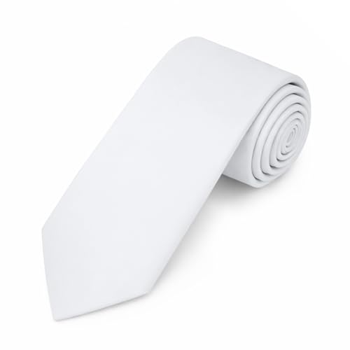 Image of Jacob Alexander Men's Slim Width 2.75 inch Solid Color Tie