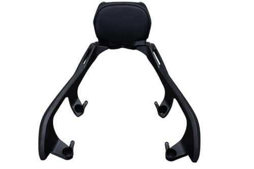 avdb-moto Dosseret Selle Passager/Sissy-Bar compatible avec YAMAHA X-MAX 125 / TECH MAX 2018-2023, X-MAX 300 2017-2023, X-MAX 400 2018-2021, EVOLIS 300 2017,...