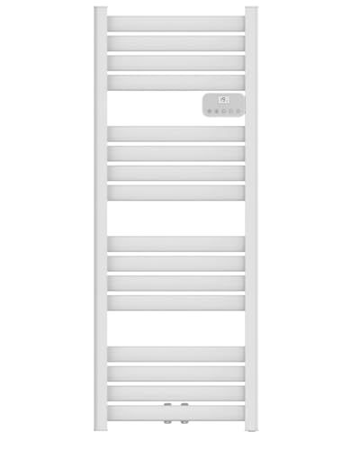 DREXON – Sèche-Serviette Électrique FAENA – Inertie Sèche sans Fluide – Thermostat Électronique Programmable – Fixation Murale Incluse – Design...