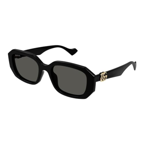 Gucci GG1535S-001 54 Sun Woman INJ, Gafas Mujer, Negro, 54/20/140