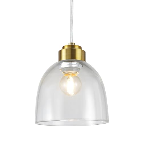 Image of Aspen Creative 23623-60-3, Clear Glass Shade for Lighting Fixture /Vanity Light /Wall Light, Size: 5-3 /4 inch D x 5-1 /8 inch H, 3Pcs /Pack