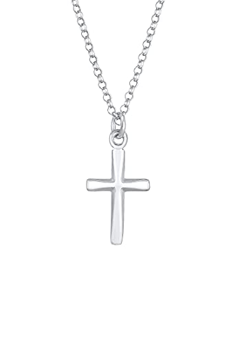 Pendentif croix en argent plaqué or pour un look quotidien