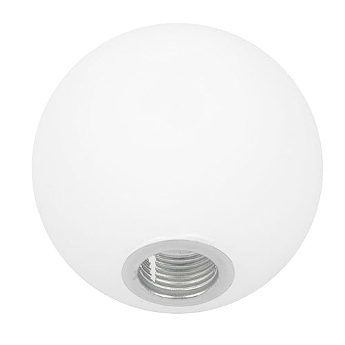 Blancos, OSALADI Pantalla De Vidrio Cobertor De Lámpara Lampara Blanca Pantallas De Globos De Reemplazo De Globos De Repuesto Luz Del Ventilador De Techo G9 Ronda Acero...