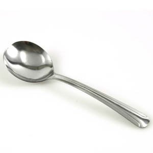 Walco Stainless Dominion - 18/0 Medium Weight Bouillon Spoon / Case of 2 Dozen