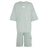 adidas Unisex Kids TIRO_NSTER T-SHIRT SET, blush pink/white, 4-5 Years