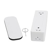 3.0 Luminance Sensor Smart Brightness Detector for Tuya Hub, 0-10000 Lux Light Sensing, Indoor Automation for Light Switches, White(Wifi Version) – Ansicht 2