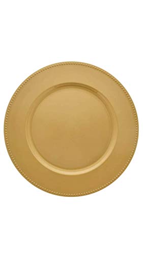 Greenbrier International Platos Decorativos Dorados 13 in miniatura 1
