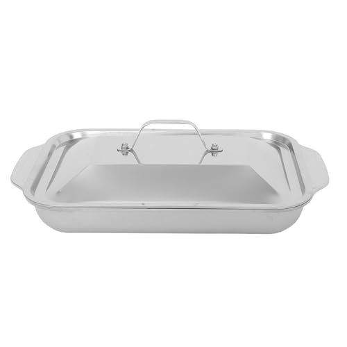 Bandeja para hornear pescado rectangular de acero inoxidable uniforme 2