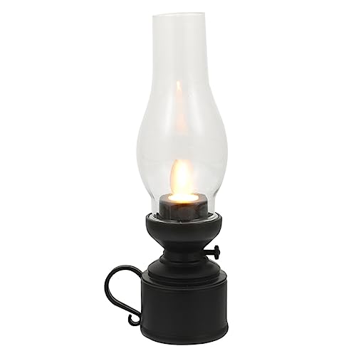 TOYANDONA LED Kerosin Lampe LED Laternen LED Kerosin Licht Traditionelle Kerosin LED Lampe LED Decor Glas Kerosin Öl Lampe LED Kerosin Lampe Modell LED Nachtlicht Kerosin Licht Modell Pp
