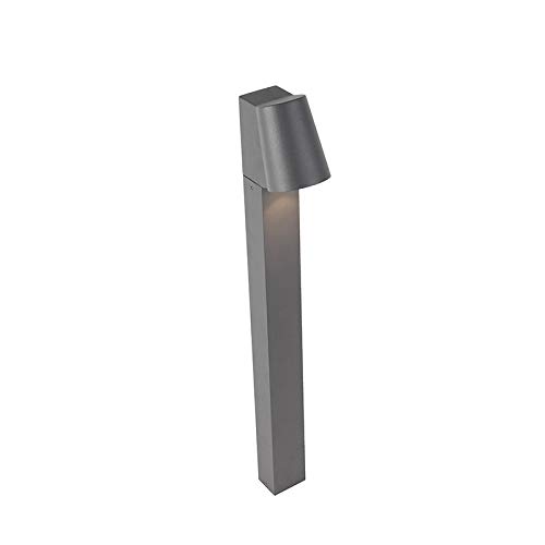 Qazqa Moderno Lámpara de pie para exterior antracita con LED - UMA Aluminio/Vidrio Alargada Incluye LED Max. 1 x 6 Watt