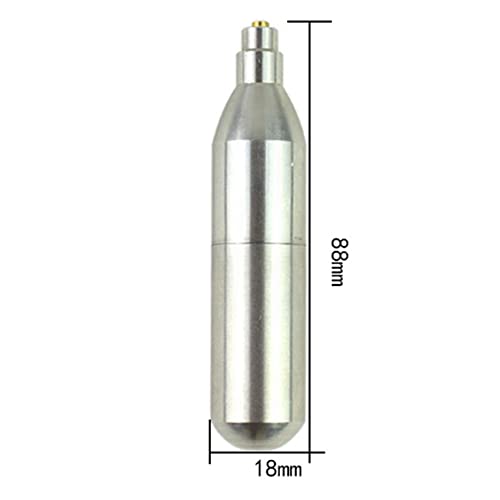 Swagell 2X Roestvrij staal Navulbare 12G niet Ingepaste Oplaadbare CO2 Cartridge Gas Cilinder Adapter Recycling - Image 5