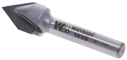 Whiteside Router Bits 1550 V-Groove 60-Degree 1/2-Inch Cutting Diameter and 7/16-Inch Point Length