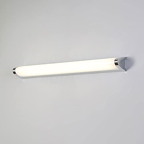 Lámpara frontal de baño giratoria con luz LED para iluminar el espejo del tocador