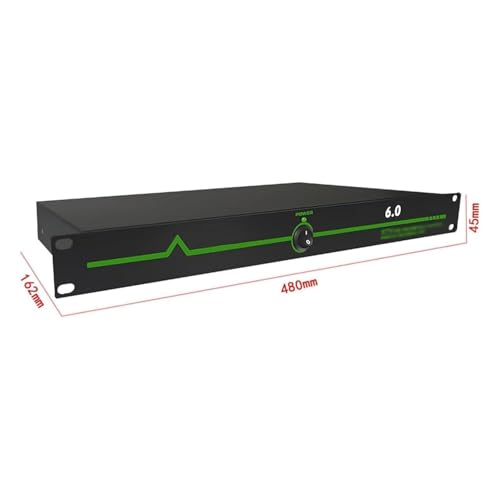 Supresor Profesional de Retroalimentación, Desplazador de Frecuencia para Micrófono KTV 6 entradas/6 salidas, 12 niveles de fidelidad de sonido, deslizador de frecuencia para micrófono con efecto anti-aullido miniatura 3