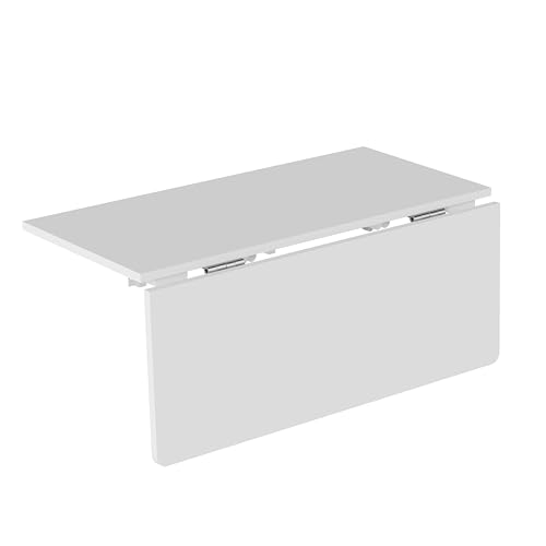 MCMACROS Wall Mounted Folding Desk, Space Saving...
