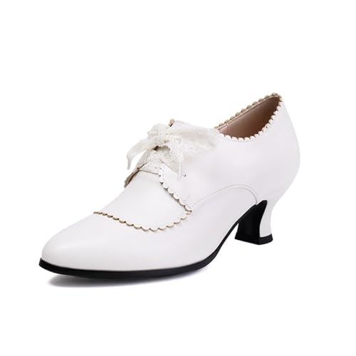 EQWIGKEIT Sapatos de fato regional para mulher, com pés largos, sapatos de salto com salto, sapatos de casamento, sapatos tiroleses elegantes, sapatos de pele, confortáveis, sapatos de alças, sapatos