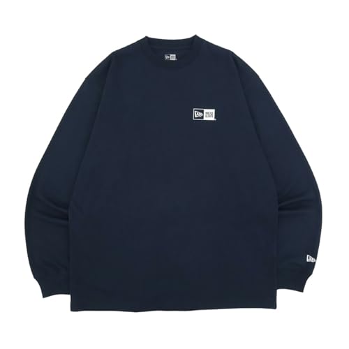 [ニューエラ] ロンT オーバーサイズ ONSPOTZ別注 ミディアムネイビー L L/S Oversized Cotton Tee Box Logoの商品画像（Amazon）