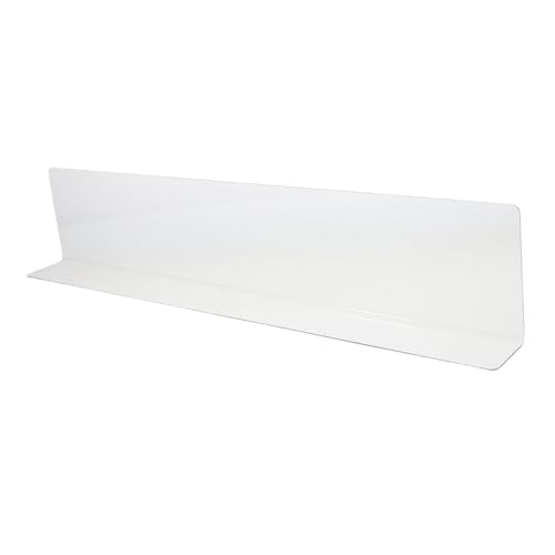IWOWHERO Bathtub Splash Guard Barrier Edge Protector Waterproof Shower Kitchen Splashback Easy Clean Install Without Tools