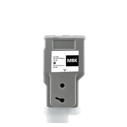 Tinta PFI-320 negra mate compatible para solucionar la falta de consumibles en plotter TM-300