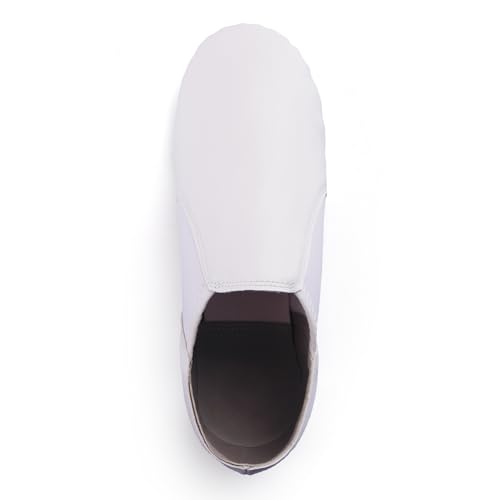 Image of Linodes Unisex PU Leather Jazz Shoe EVA Sole for Men /Women Dance Shoes | Soft PU upper, Breathable, Slip on, Classic EVA sole, Split sole, Lightweight, Arch support, Jazz, Flexible, Durable
