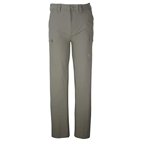 Hook & Tackle Men's Ripstop Driftwood 4-Way Stretch Quick Dry Fishing Pant Khaki 38 Cover