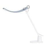 BenQ Genie e-Reading Desk Lamp - Bright Lighting for Small Workspace, Dimmable with 13 Color Modes, Auto-dimming, Eye-Caring Lamp for Home Office, Reading, Study, Craft, Matte Blue