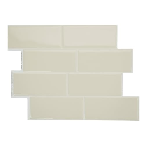 SMART TILES Peel and Stick Backsplash - 4 Sheets of 11.56