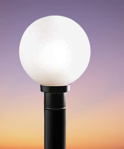 Image of Polyvinyl Chloride G /L Doom Milky Outdoor Light For Home Decorative Exterior /Outdoor Light /Gate Light /Garden Lamp /Pillar Lamp /Gardner Lights .(Pack Of 1), White