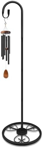 bird feeder stand for deck that will transform your outdoor space 6 EGOMYRON 63" Adjustable Shepherds Hooks Stand for Wind Chimes, Hummingbird Feeders, Lanterns, Hanging Plant Stand Indoor Outdoor Patio Garden