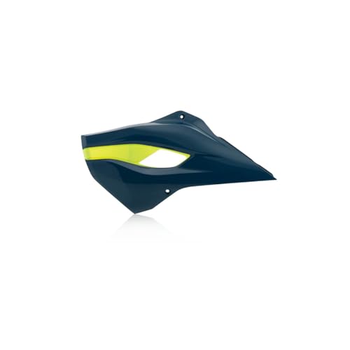 Spoiler DX SX HUSQ 2014 bleu jaune plastique carénage écope moto