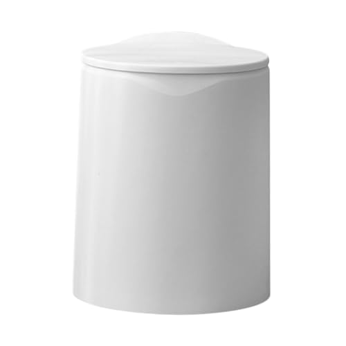 Caneca de basura Happyyami rectangular blanca