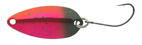DAIWA Presso MVR, Cuiller Ondulante, Leurre de Pêche, 2,8cm, 2,4g, Strawberry, 15442-142