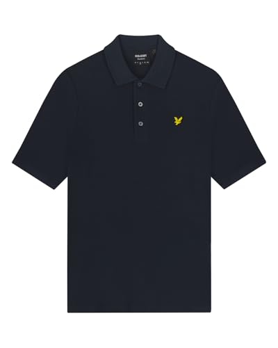Polo bleu Lyle & Scott SP2003V en coton de mi-saison