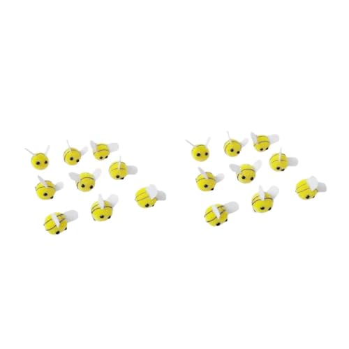 Adornos de amarilla para manualidades Artibetter 2 Series parches de ropa 100 piezas