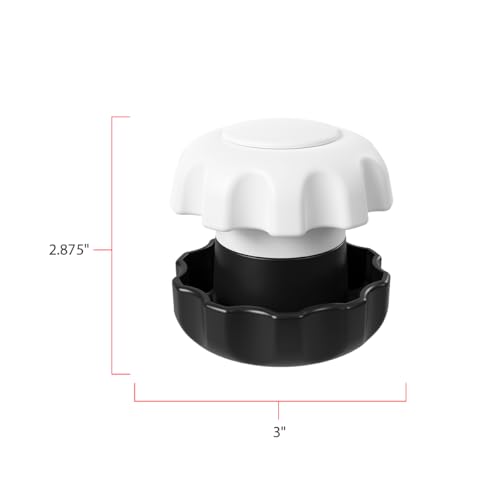 Image of Ezy Dose Pill Crusher & Tablet Grinder, Storage Compartment, Large, Black | Pill, Vitamins, Tablets, Crusher for Pets, Elderly, Crushes Medications into Fine Powder, Easy-to-Use Design, BPA Free