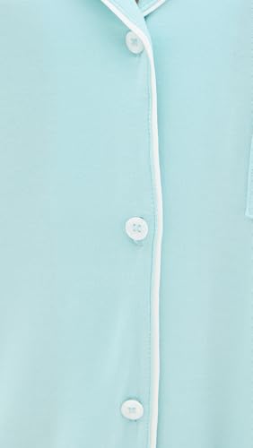 Image of Eberjey Gisele Classic Women's Pajama Set | Long Sleeve Shirt + Long Pants