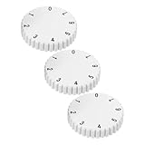 UTHCLO 3piezas Perilla Termostato Ajustable Para Frigorífico y Congelador Recambio De Plástico Duradero Para Control De Temperatura Accesorios De Recambio Para Frigorífico Fácil Instalaci